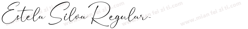 Estela Silva Regular字体转换